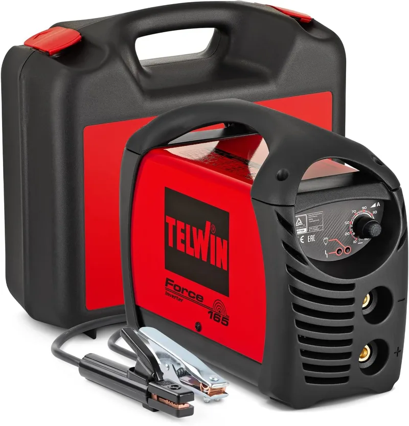 Telwin Force 165 Soldadora Inverter MMA con Maleta