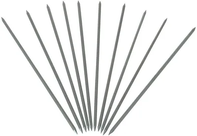 TEN-HIGH Electrodos de tungsteno TIG azules WL20, 2,4 x 85 mm
