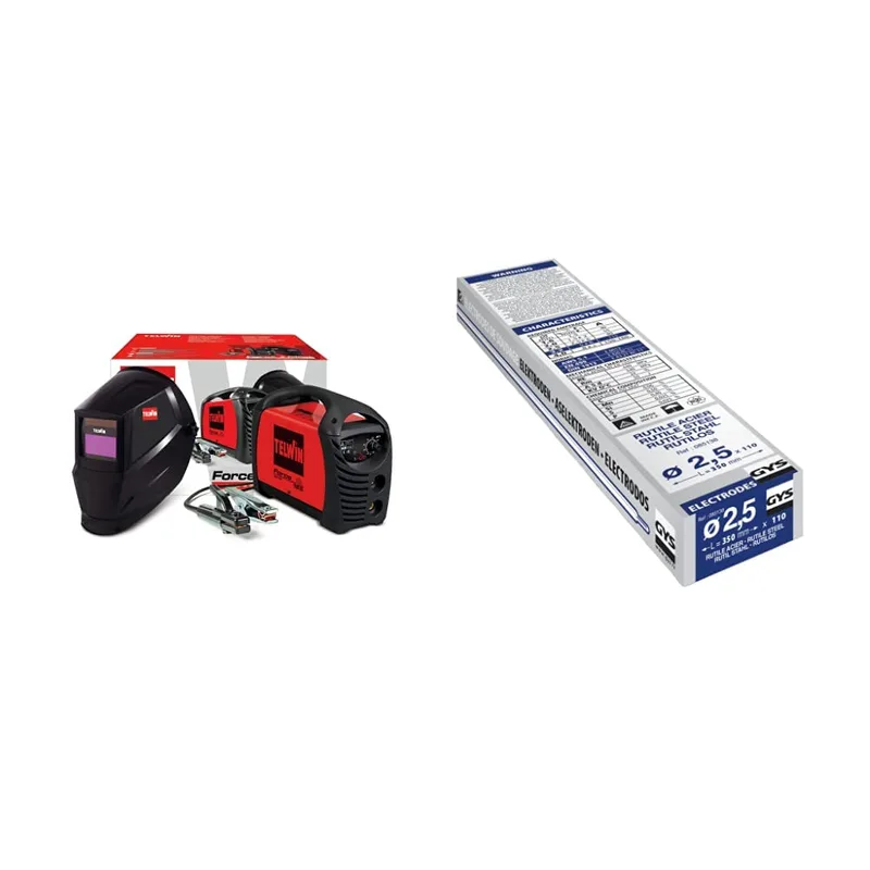Telwin Force 165 con casco automático y electrodos Gys