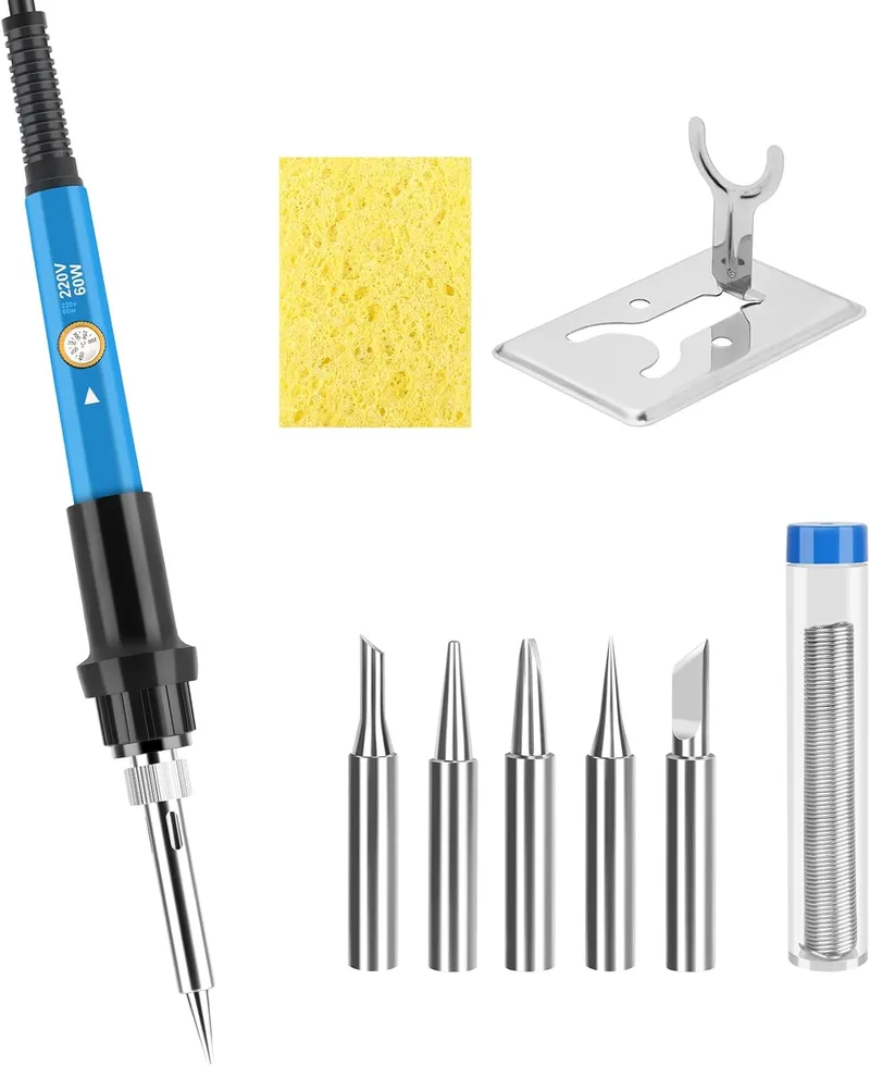 talifoca 60W, kit de soldador con alambre, bomba y soporte