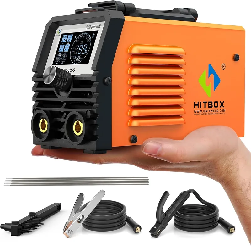 HITBOX ARC200S – Soldadora inverter 2 en 1 (electrodo y Lift TIG)
