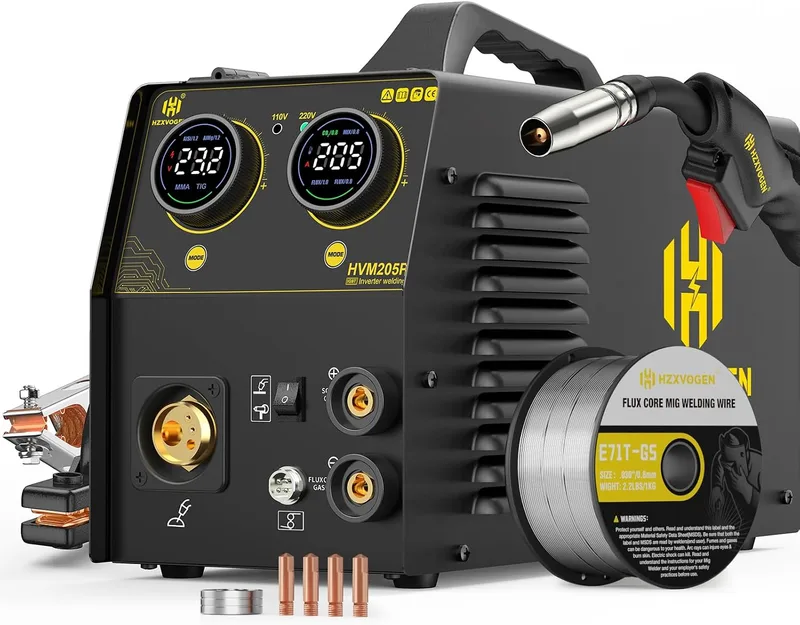 HZXVOGEN HVM205P – Soldador MIG MAG pulsado 5 en 1