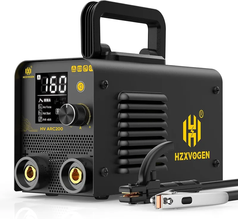 HZXVOGEN 200A, soldador inverter 2 en 1 Lift TIG/MMA con pantalla LED